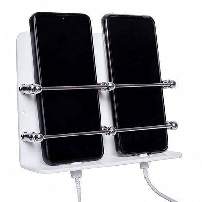 Acrylic Wall Mounted Double Mobile Stand