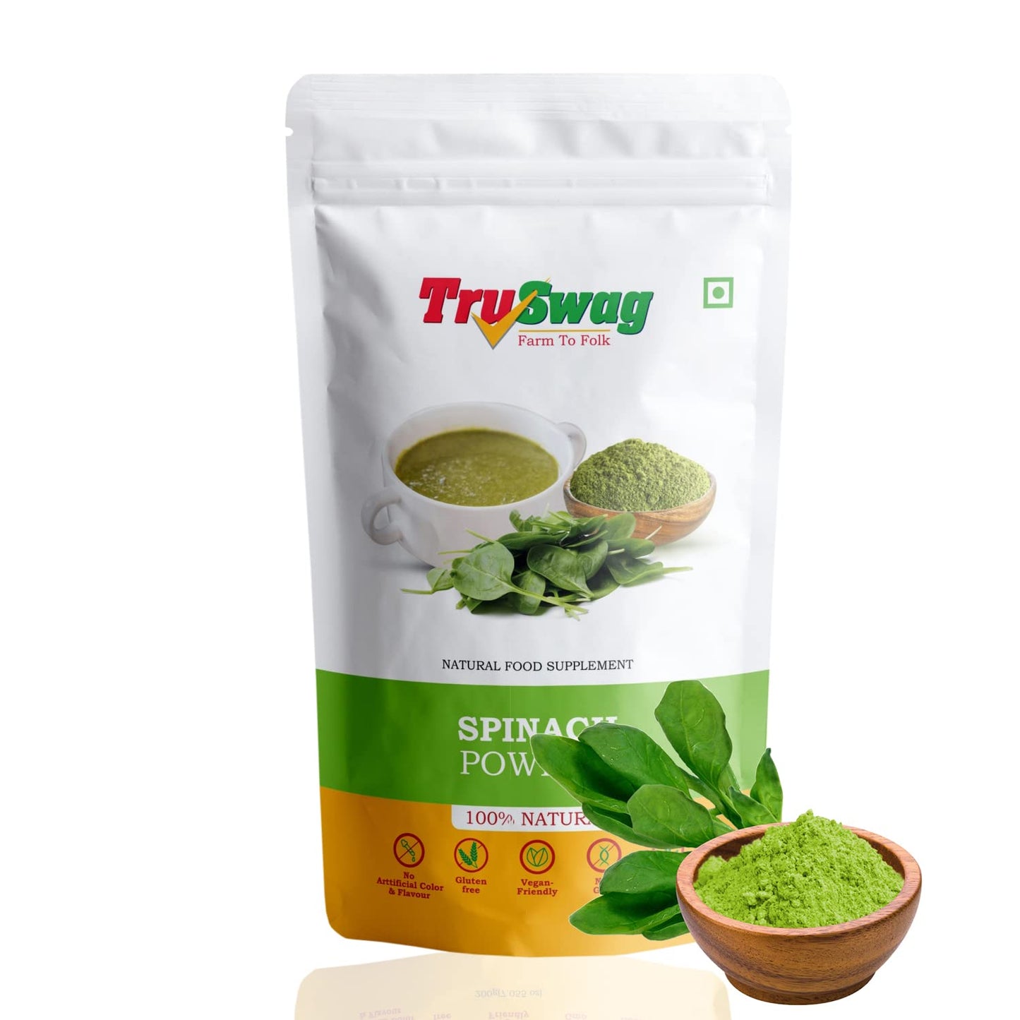 TruSwag Green Spinach Leaf Powder
