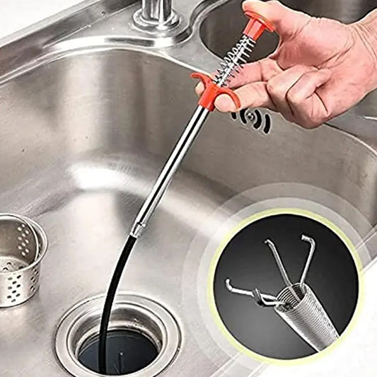 Drain Pipe Cleaning Spring Stick