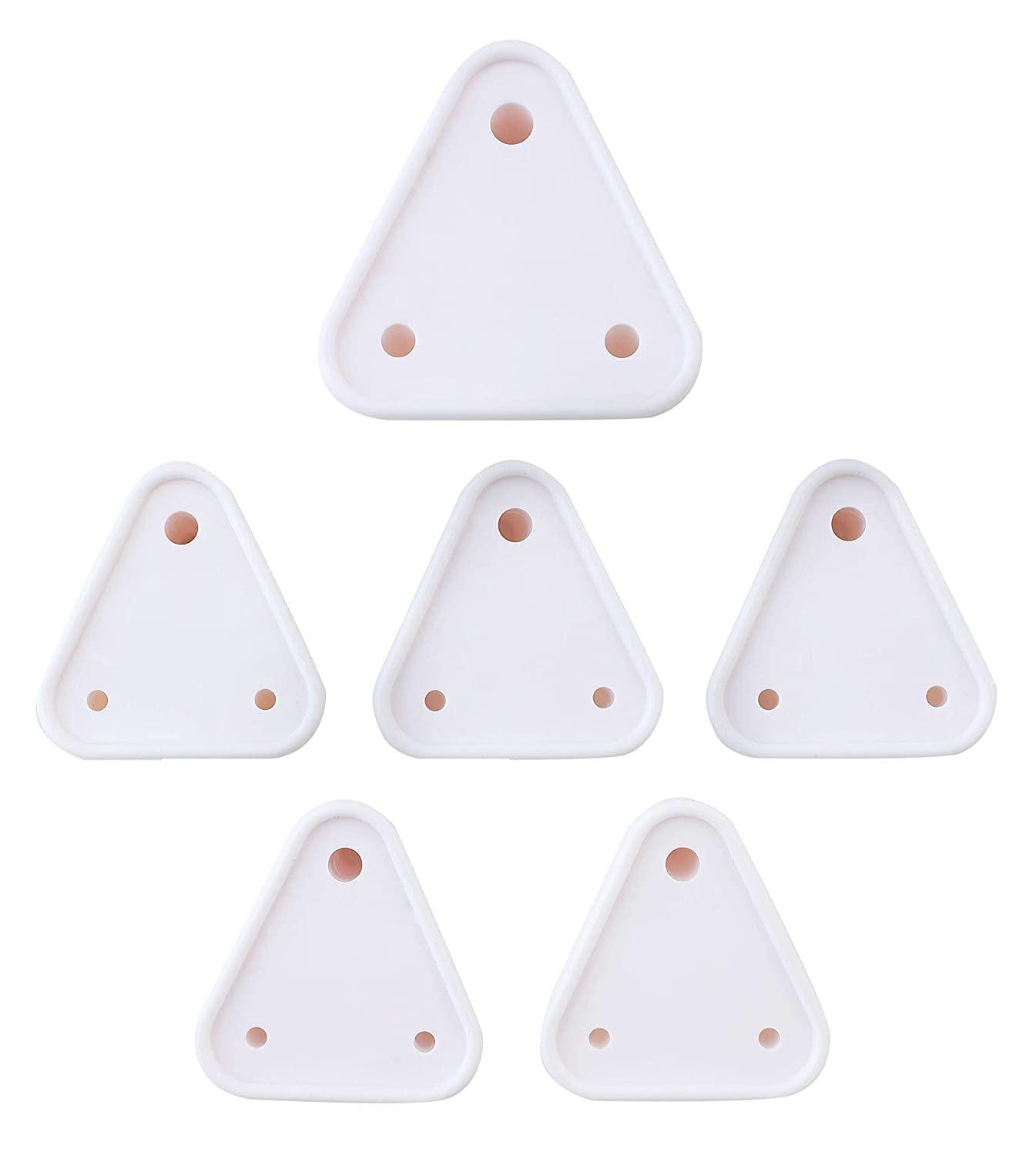 Baby Safety Electric Socket Plug Cover Guards - Pack of 6 - TruVeli