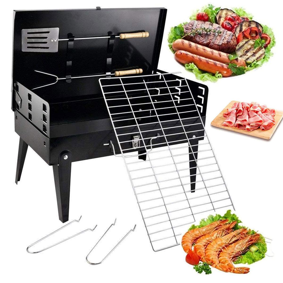 Portable Barbecue Grill Charcoal (Briefcase Style ) - TruVeli