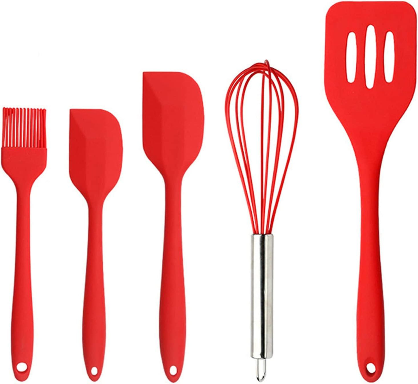 Silicone Cook Utensils, 5 Piece - TruVeli