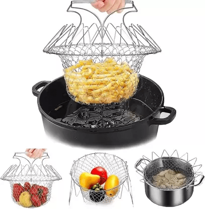 Foldable Fryer Basket - TruVeli