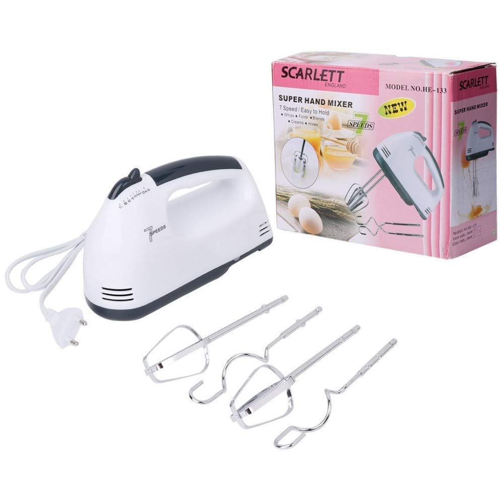 Hand Mixer Electri, 7-Speed Control