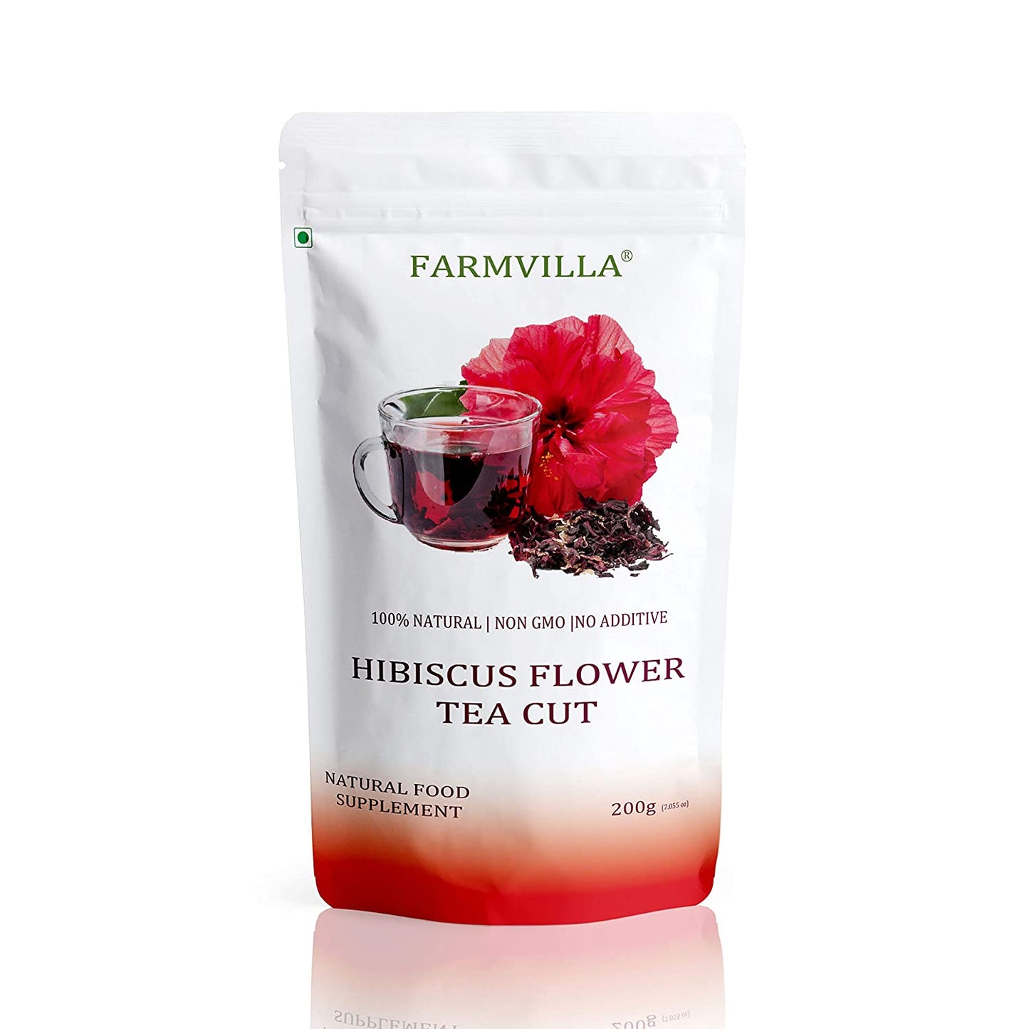 Farmvilla Natural Hibiscus Flower Tea – 200 gm