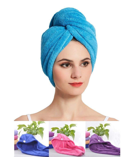 Microfiber Hair Towel Wrap for Women - TruVeli