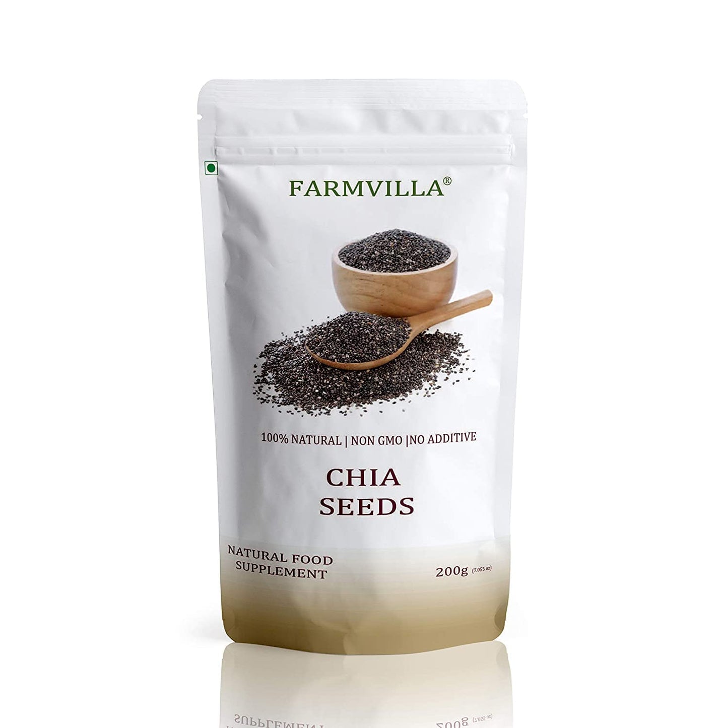 Farmvilla Raw Chia Seeds for Weight Loss 200gm