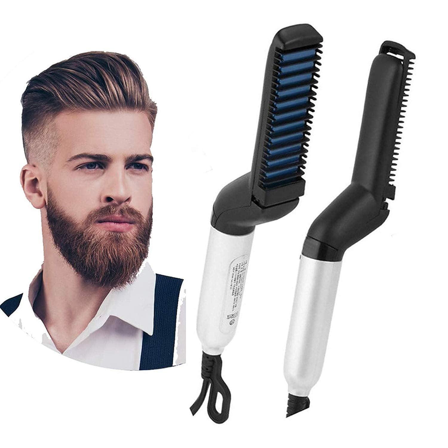 2 in 1 Beard And Hair Straightener Comb - TruVeli