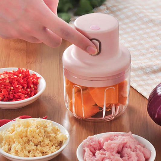 Electric Mini Garlic Chopper 250ml - TruVeli