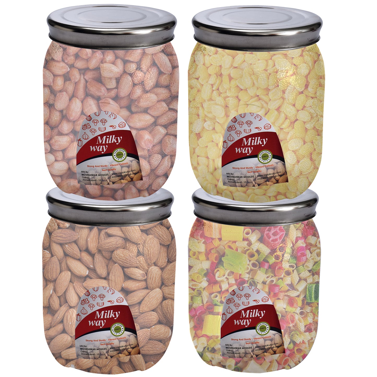 Milky Way Pet Transparent Jar 2000 Ml