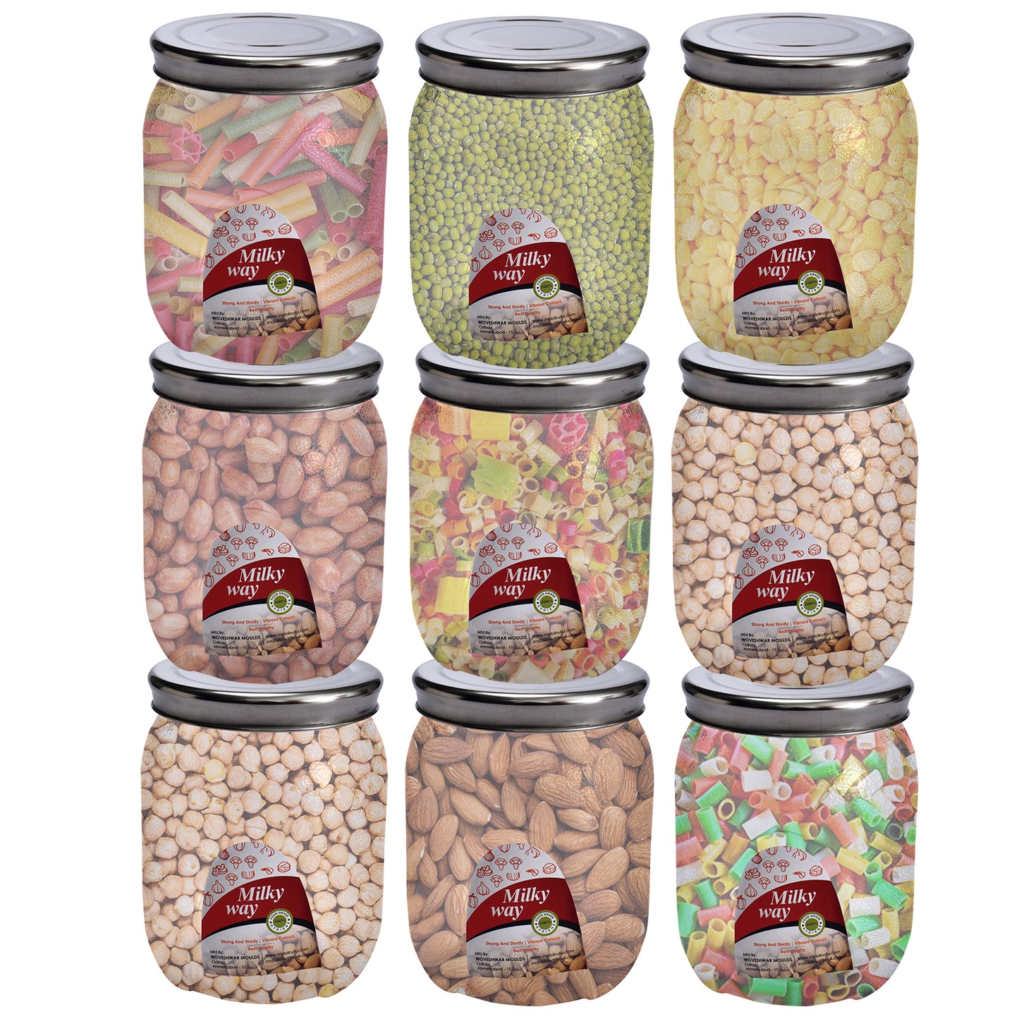 Milky Way Pet Transparent Jar 2000 Ml