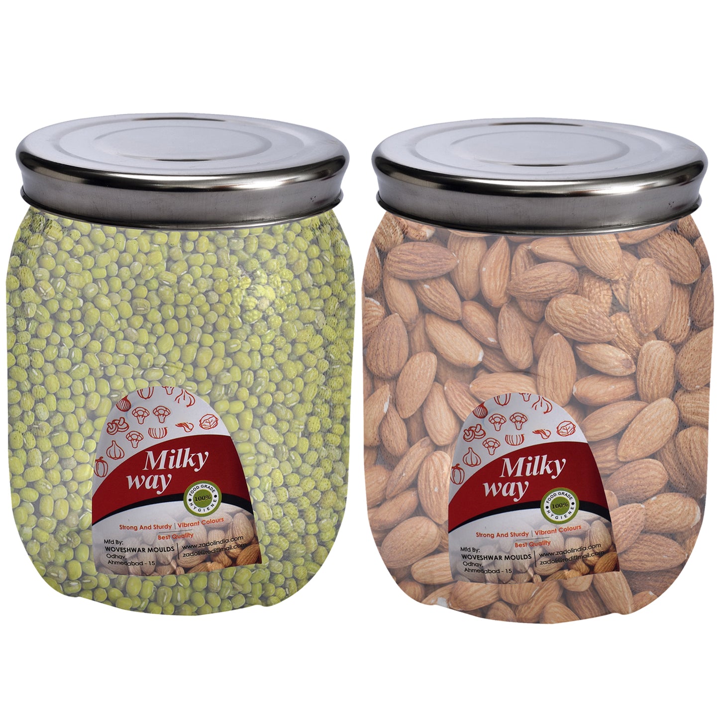 Milky Way Pet Transparent Jar 2500 Ml