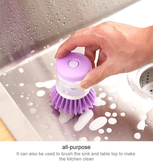 Dish Brush with Soap Dispenser
