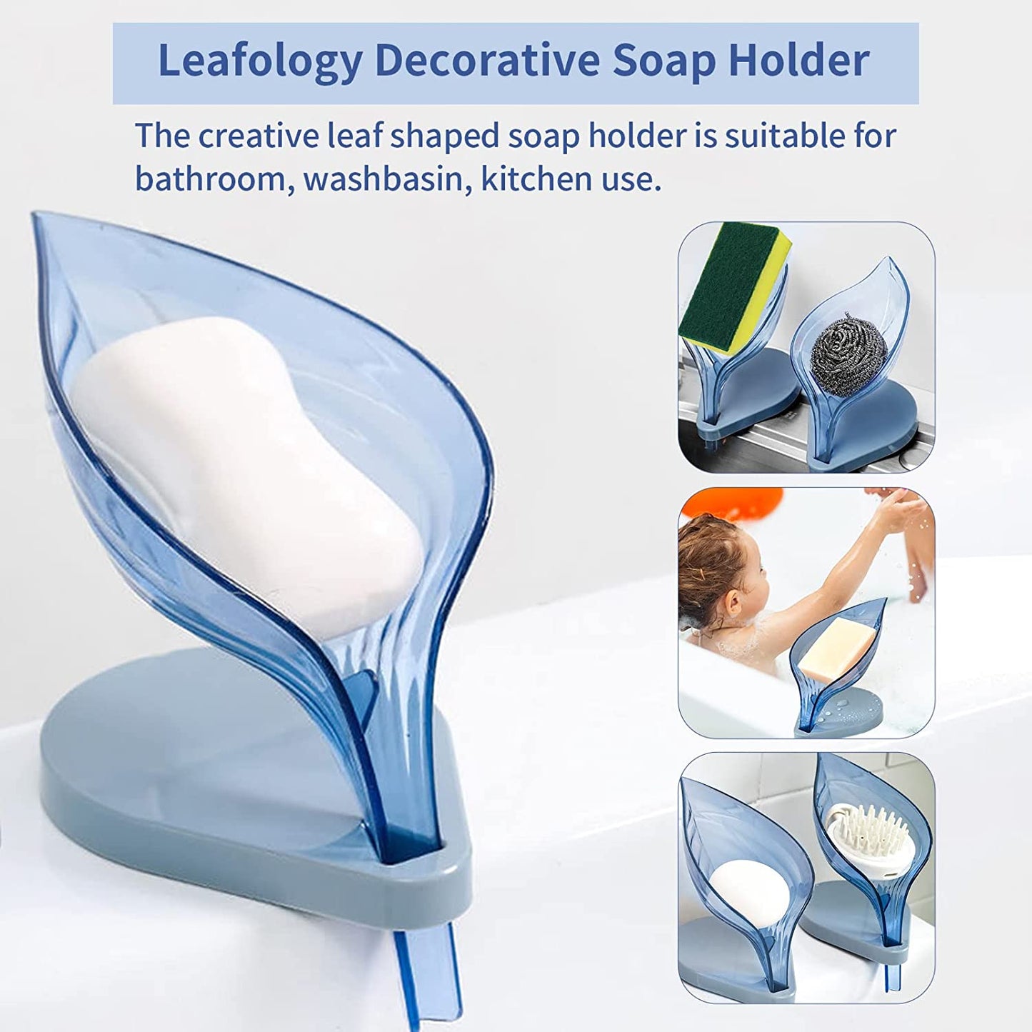 Bar Soap Holder Leaf Shape