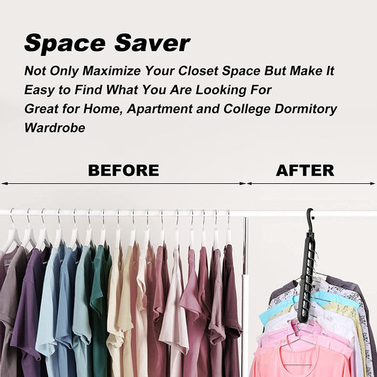 3 Pack Magic Space Saving Hangers with 9 Holes