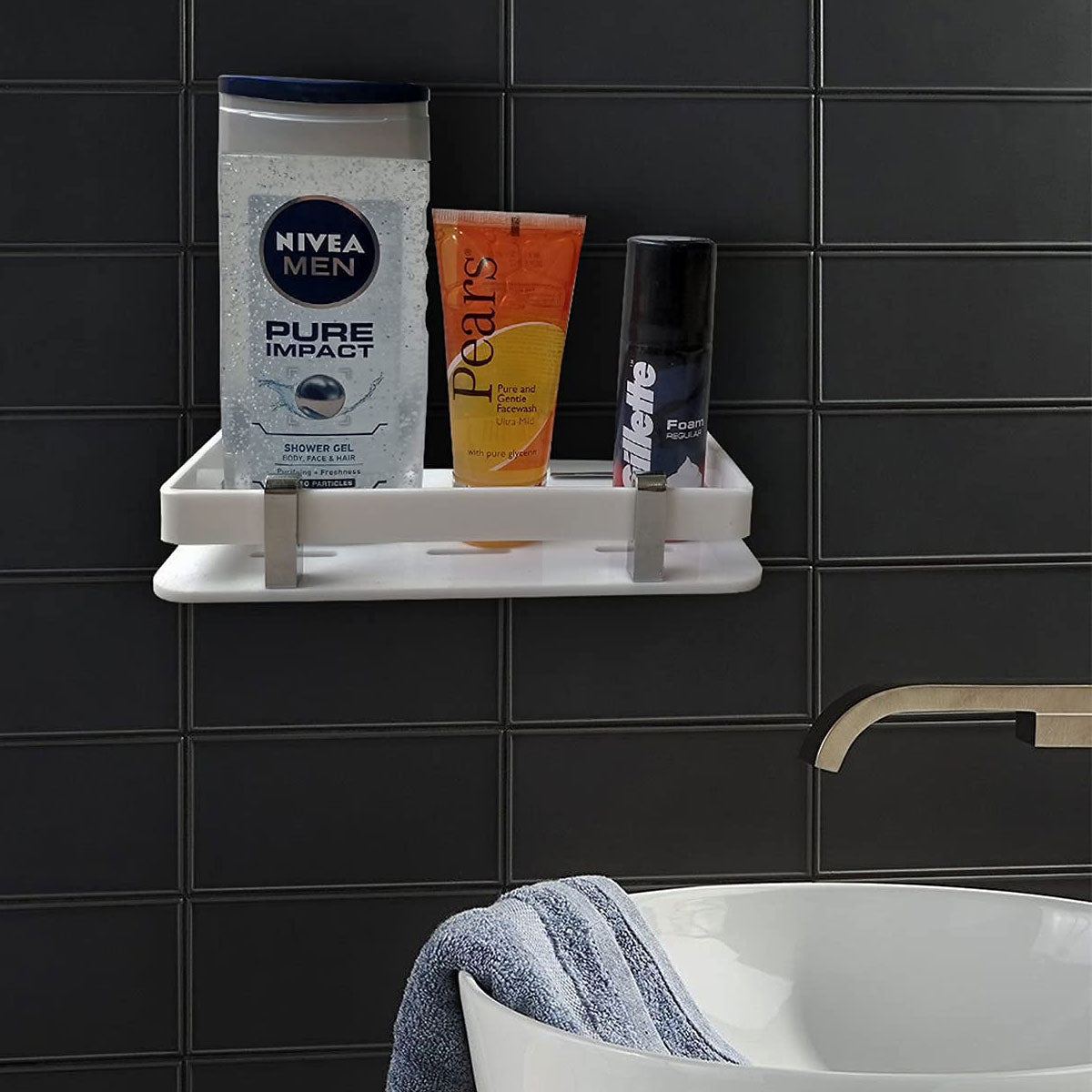 Acrylic Bathroom Shelf 8 Inches