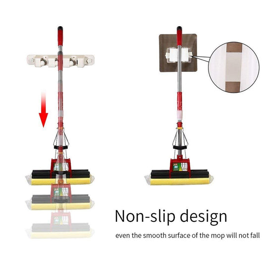 Plastic Broom Holder Pack of 2