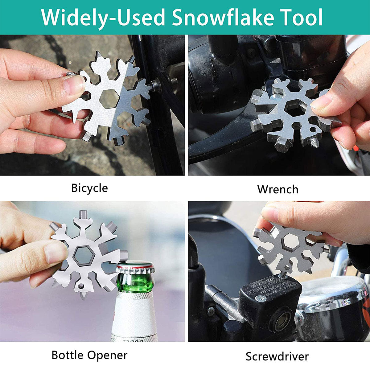 18 in 1 Snowflake Multi Tool Portable Screwdriver