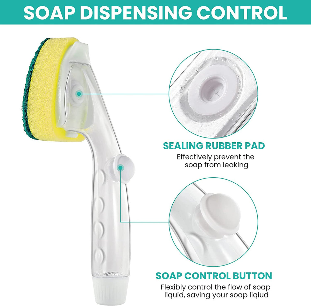 Soap Dispensing Dishwand