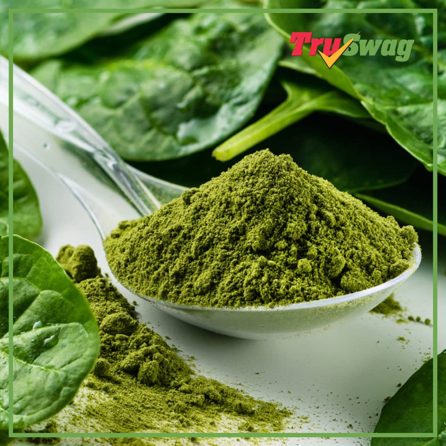 TruSwag Green Spinach Leaf Powder