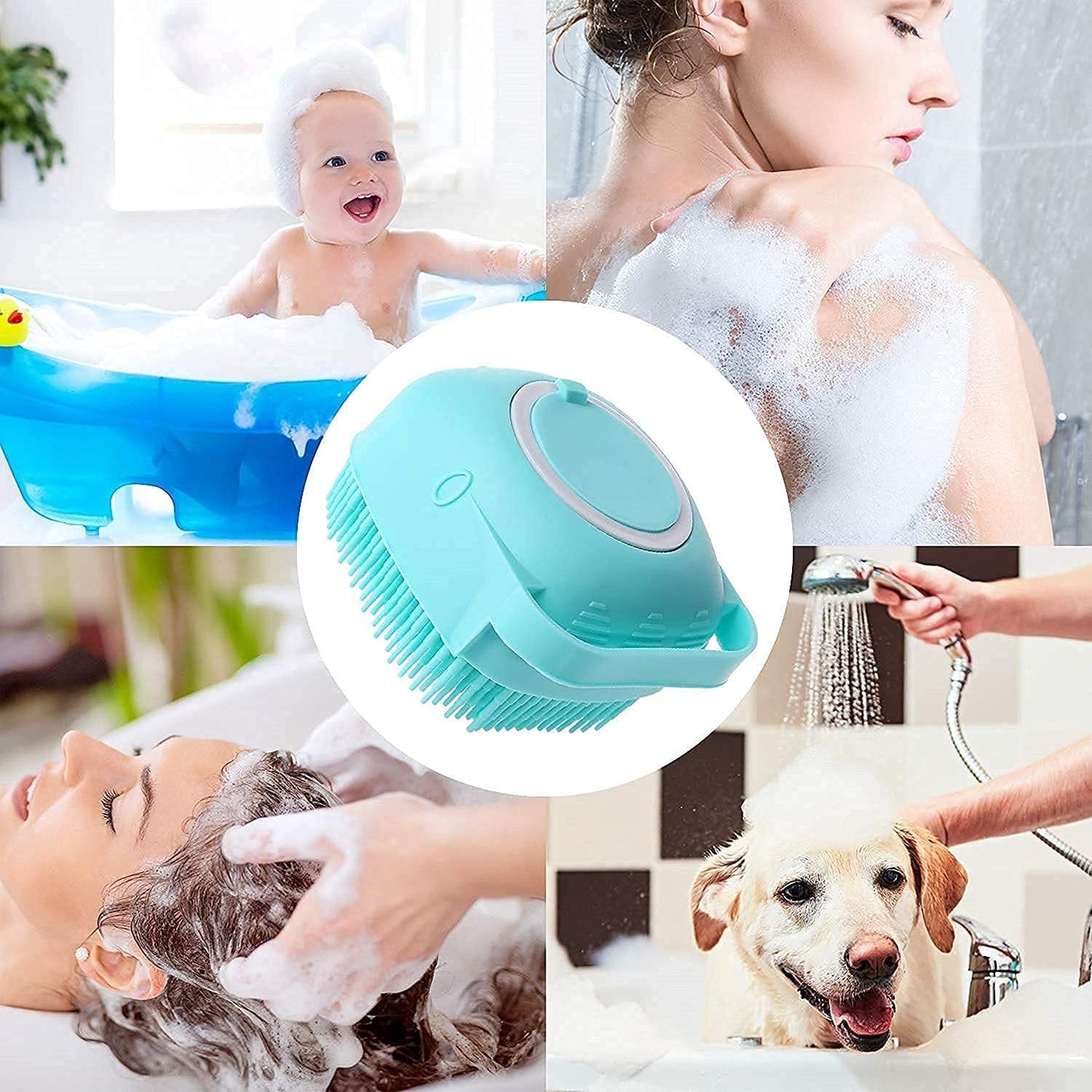 Silicone Massage Bath Body Brush