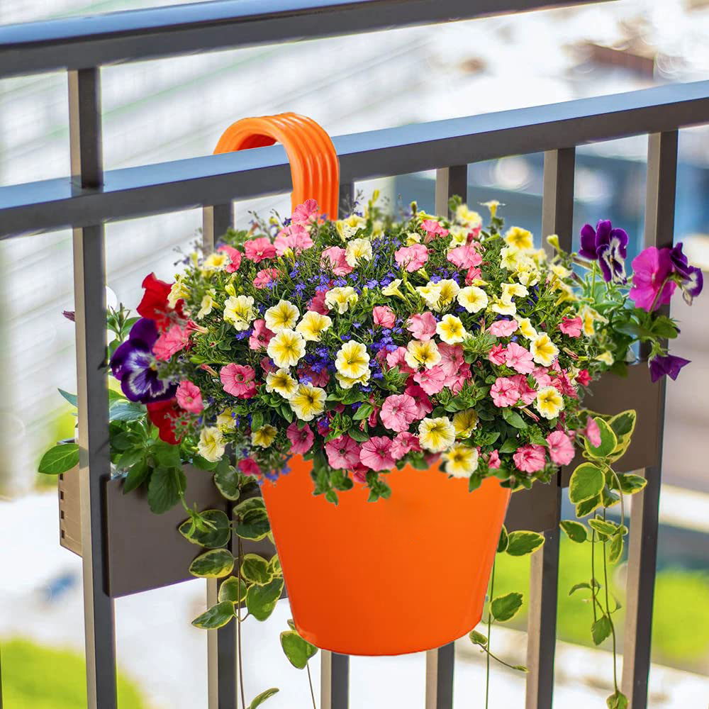 Hanging Flower Pots For Balcony Pack of 5