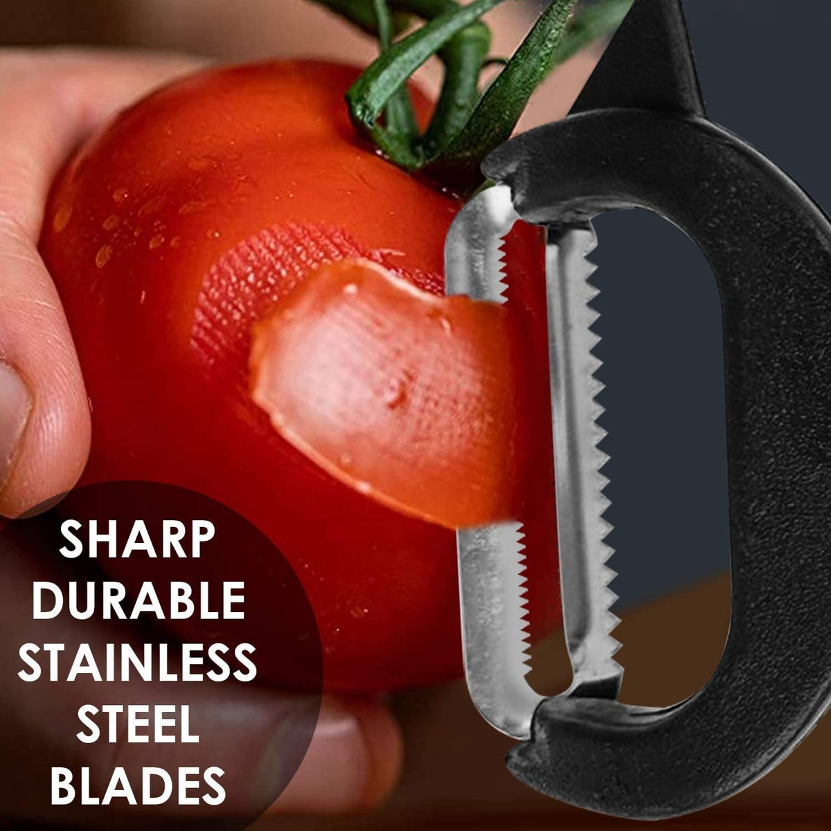 Kitchen 2 in 1 Vegetable Straight Peeler