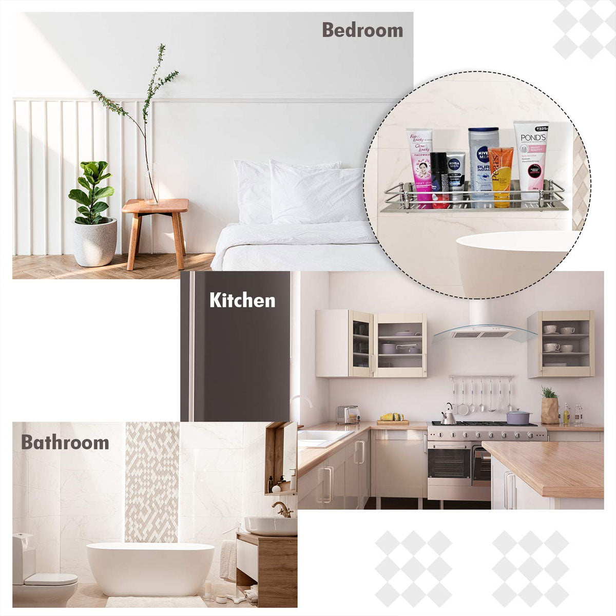 Bathroom Shelf 18 inches