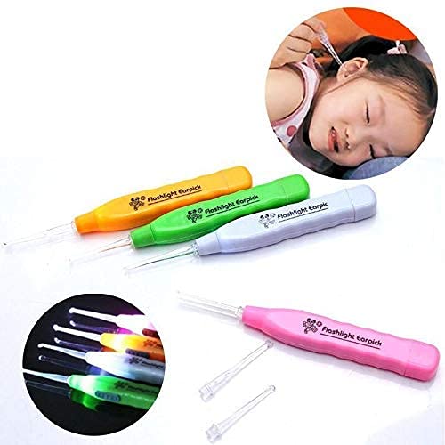 LED Flashlight Earpick for Ear wax remover