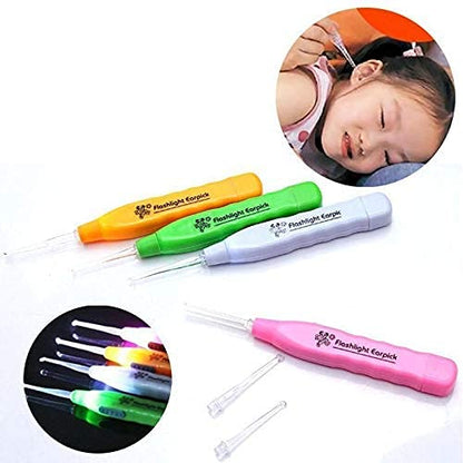 LED Flashlight Earpick for Ear wax remover