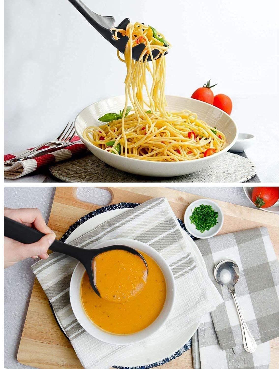 6 Pcs Heat-Resistant Nonstick Cooking Spoon