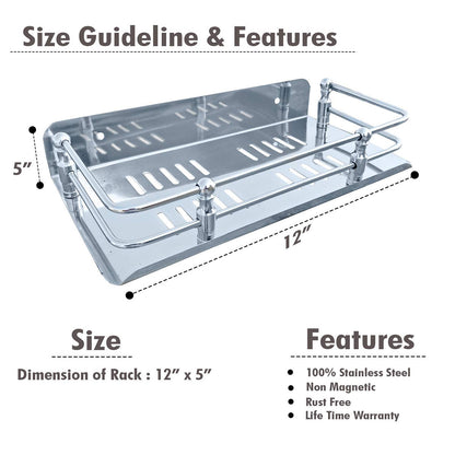 Bathroom Shelf 12 inches