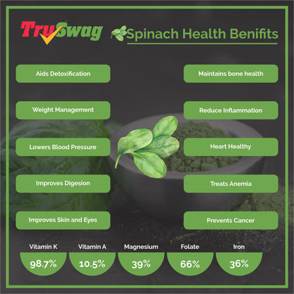 TruSwag Green Spinach Leaf Powder