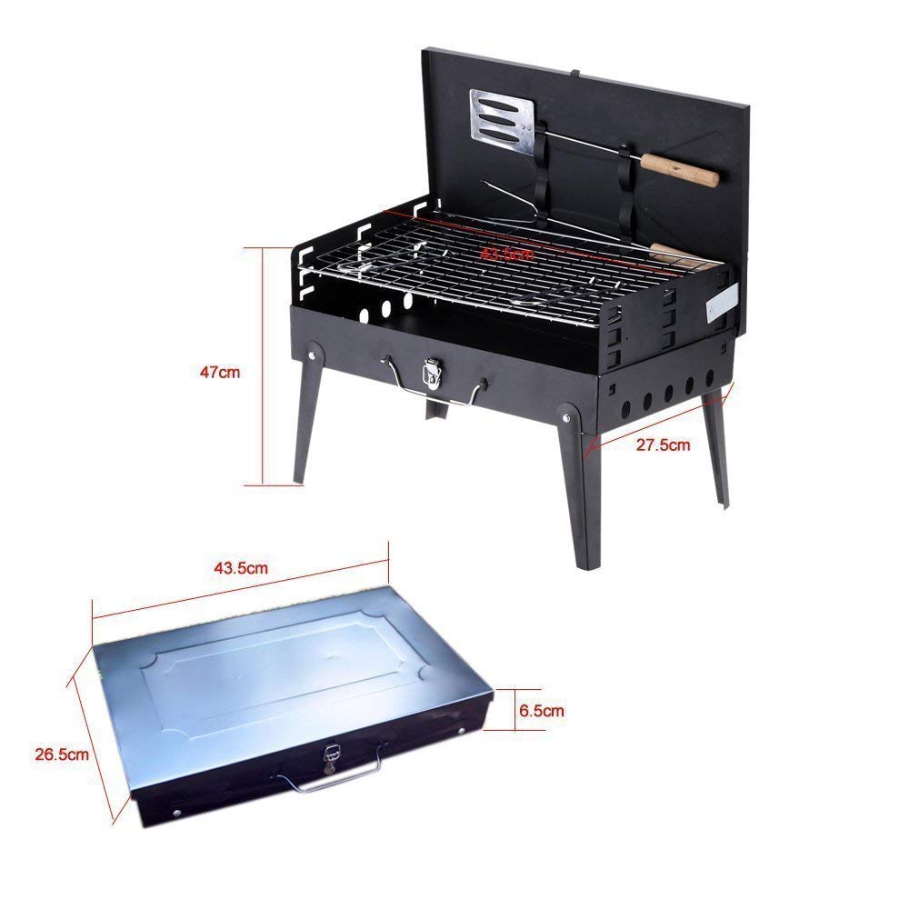 Portable Barbecue Grill Charcoal (Briefcase Style )