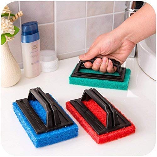 Scrubber Brush with Handle Pack of 2