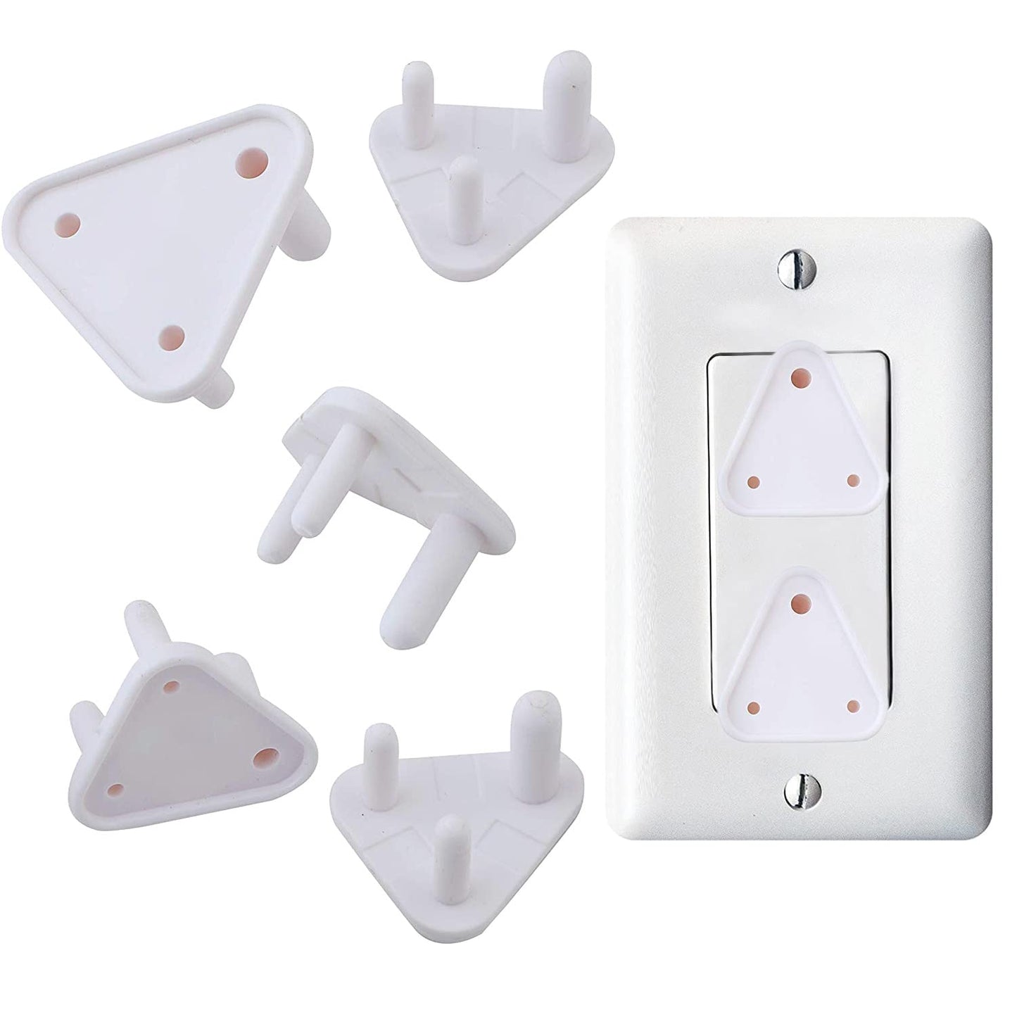 Baby Safety Electric Socket Plug Cover Guards - Pack of 6