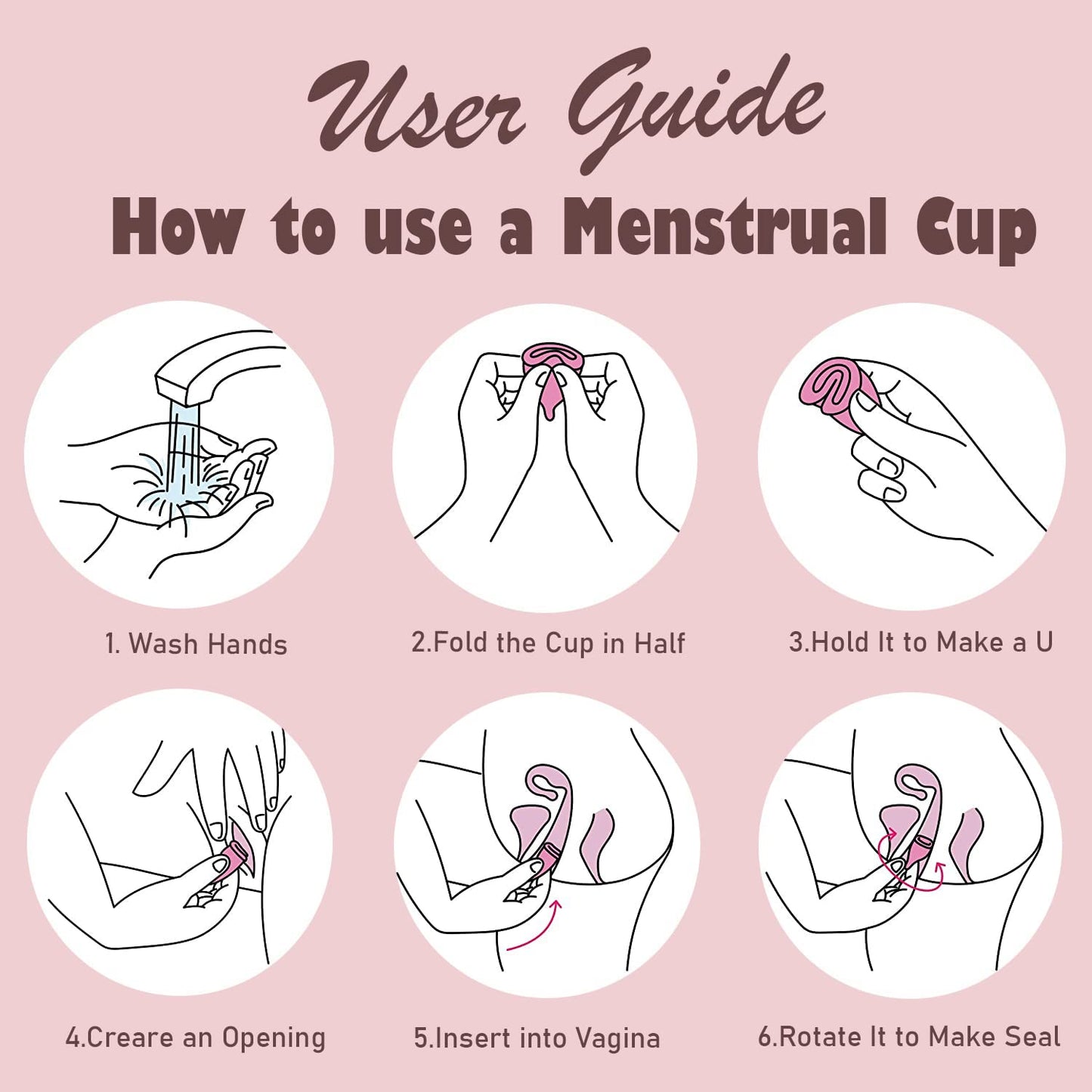 Reusable Menstrual Cup (Medium Size)