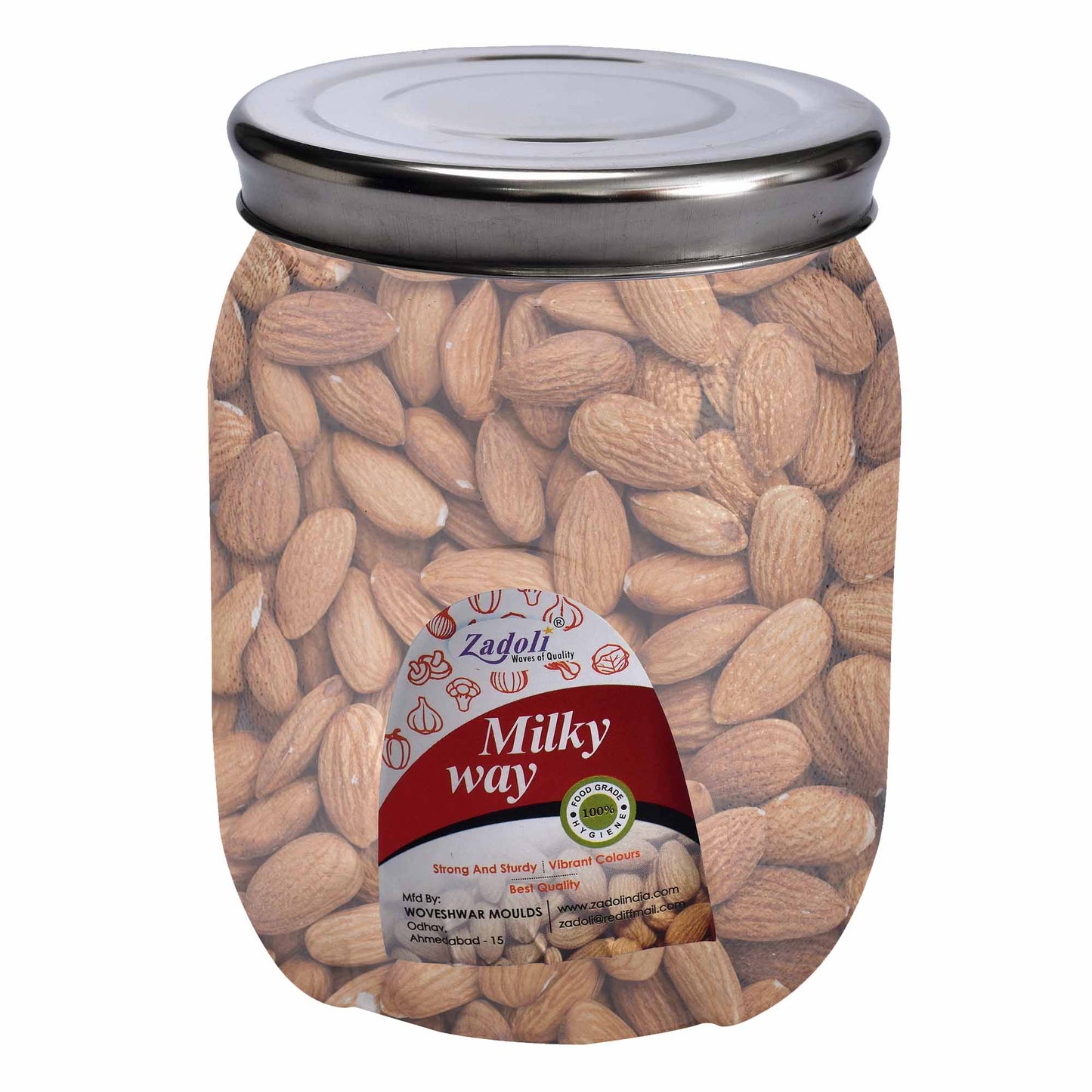 Milky Way Pet Transparent Jar 600 Ml