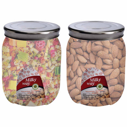 Milky Way Pet Transparent Jar 600 Ml