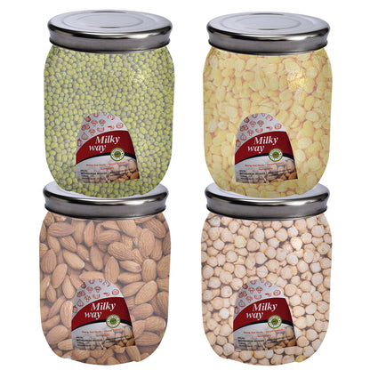 Milky Way Pet Transparent Jar 600 Ml