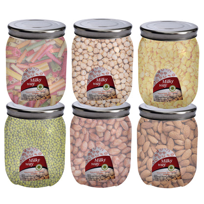 Milky Way Pet Transparent Jar 600 Ml