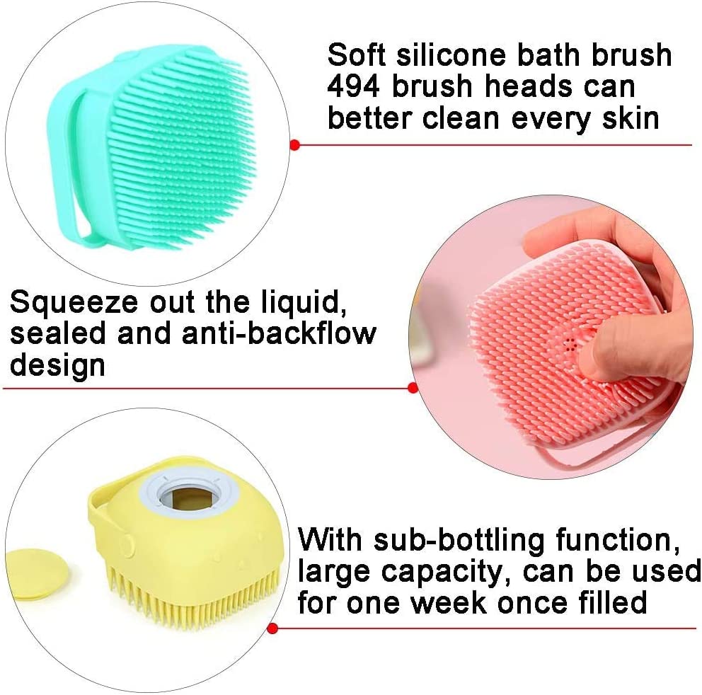 Silicone Massage Bath Body Brush