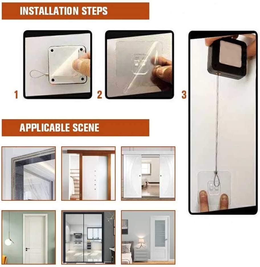 Punch-Free Automatic Sensor Door Closer