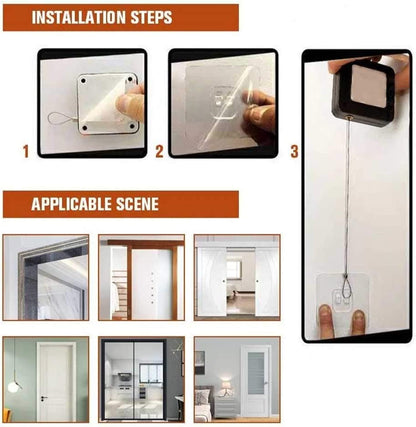 Punch-Free Automatic Sensor Door Closer