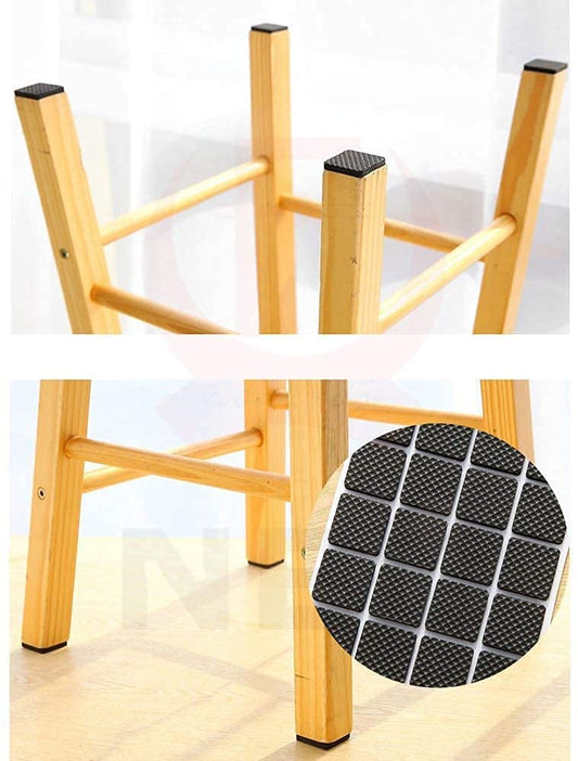 Non Slip Felt Furniture Feet Pads Black 9 pcs