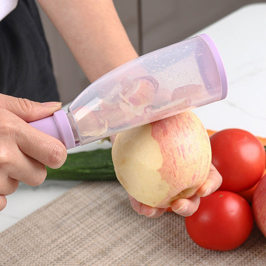 Peeler with storage box