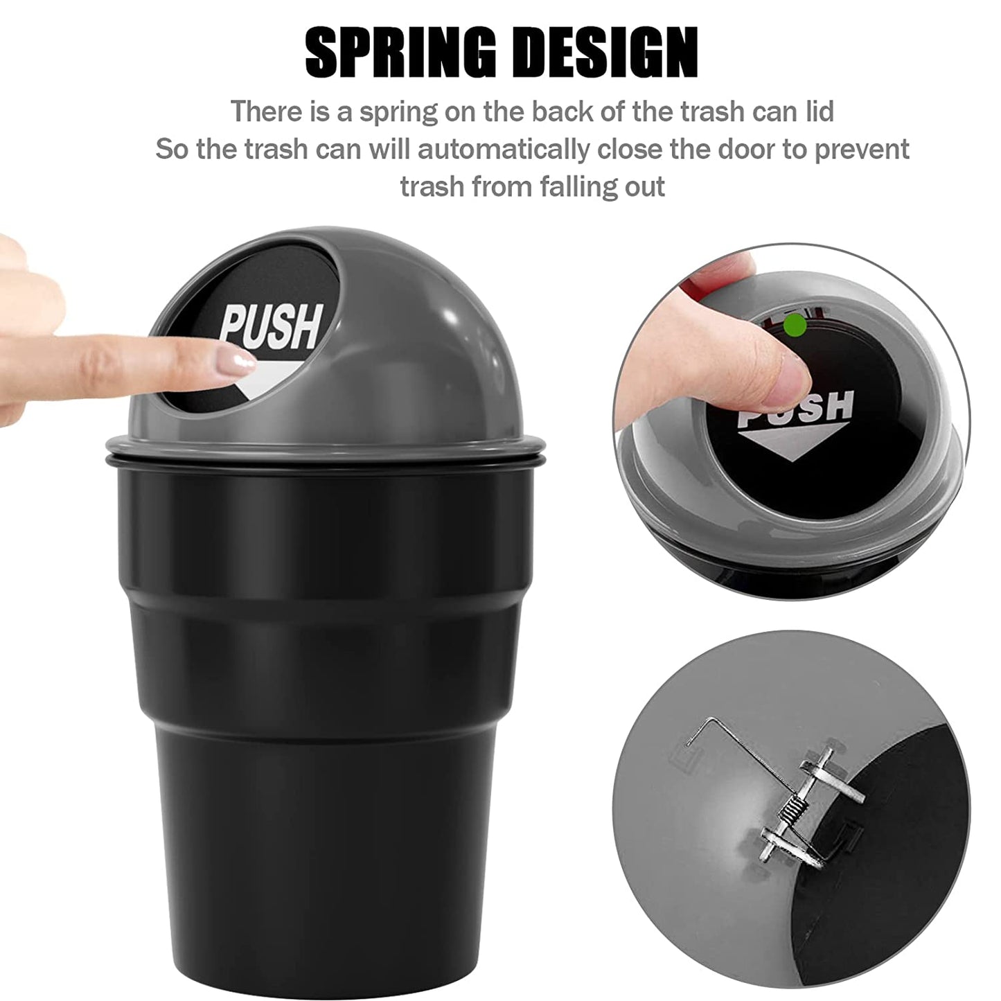 Car Dustbin with Lid