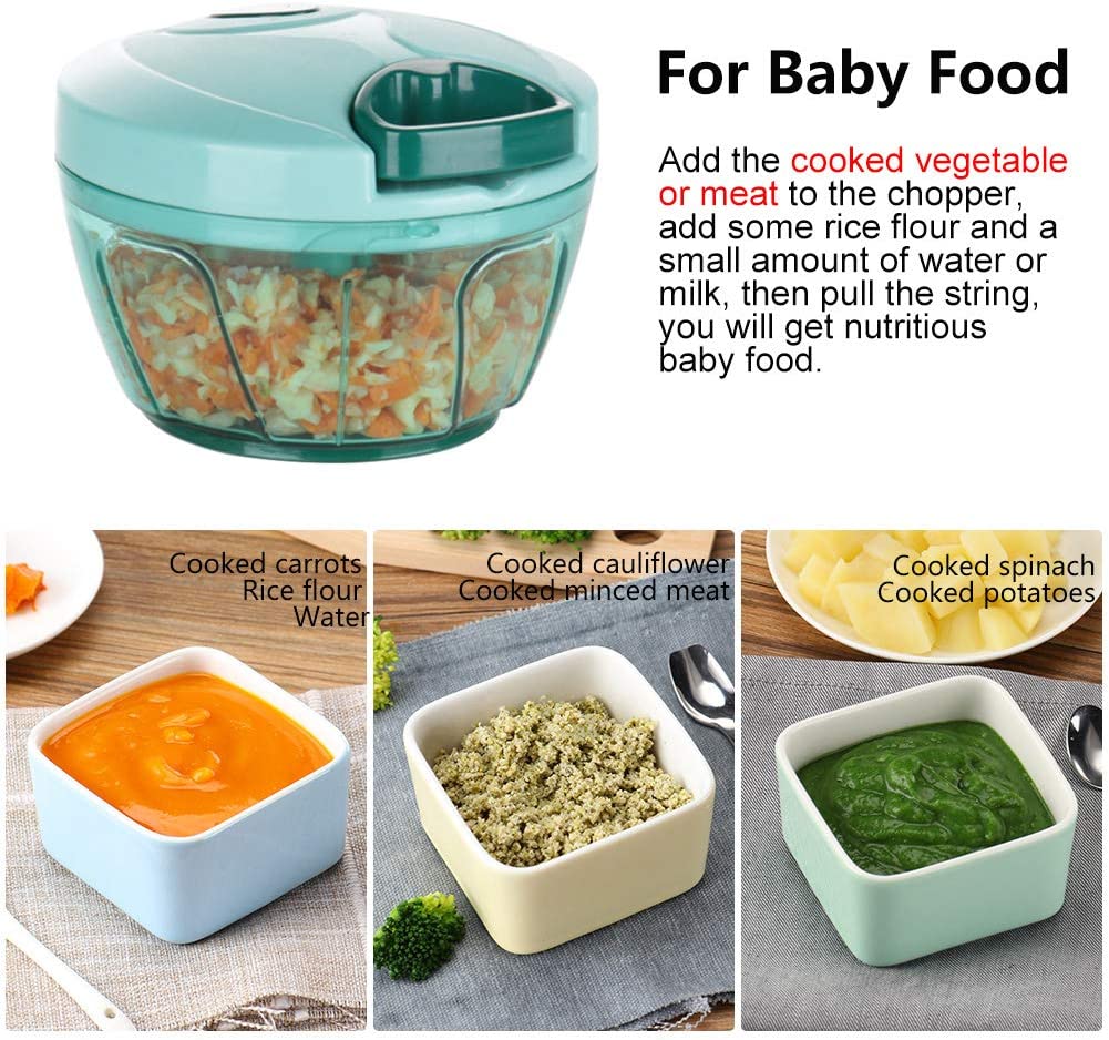 Manual Food Processor Vegetable Chopper