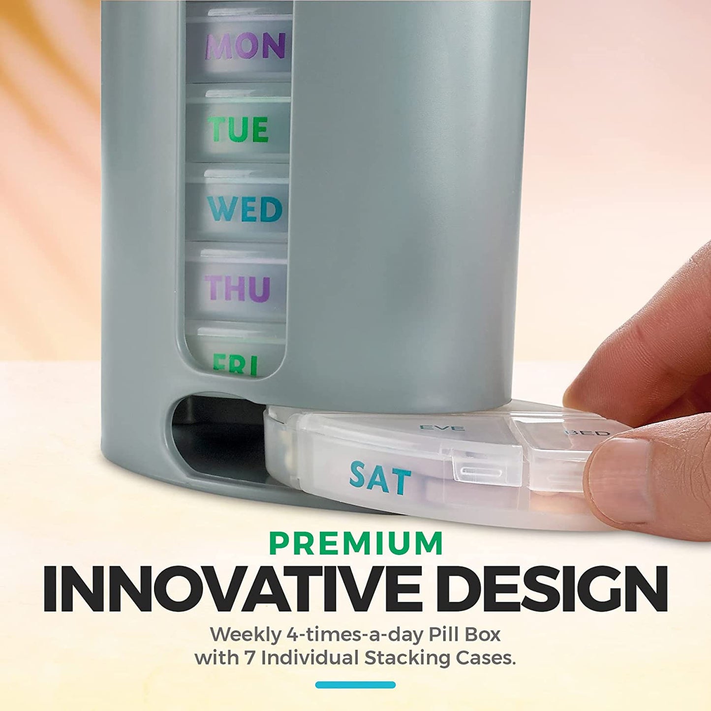 Pill Pro 7 Day Weekly Tablet Medicine Organizer Box