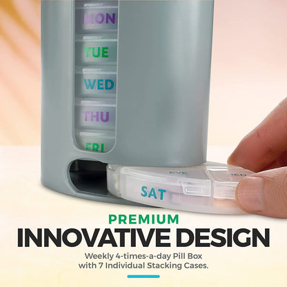 Pill Pro 7 Day Weekly Tablet Medicine Organizer Box